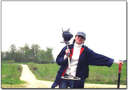 Marina with Minelab Explorer