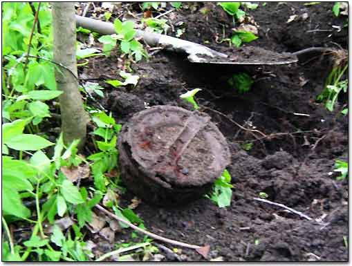 German Antipersonnel Mine, ca. WWII