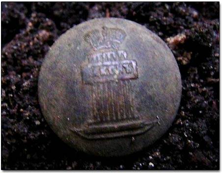 Imperial Russian Uniform Button of Justice Department, ca. 19th Century