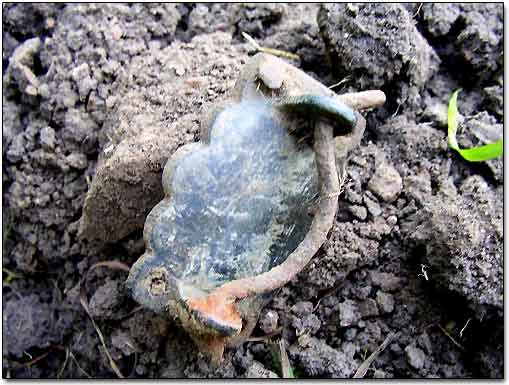 a bronze piece of door hardware, circa 19th century