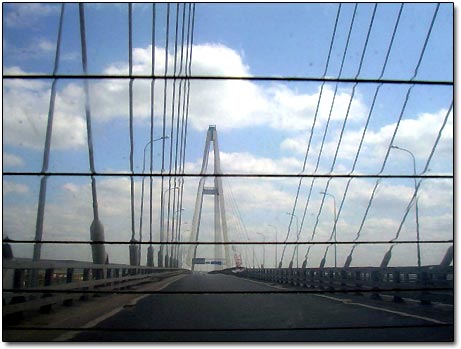 Newly Built Bridge in St. Petersburg