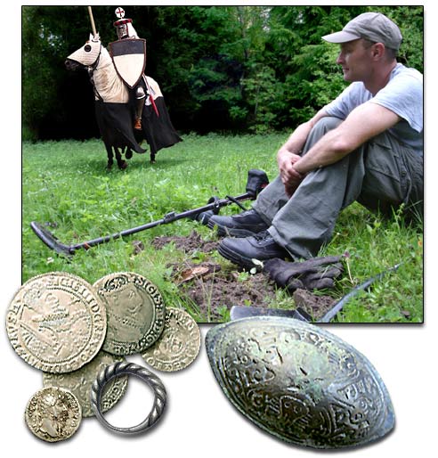 Traveling Into the Past with a Metal Detector