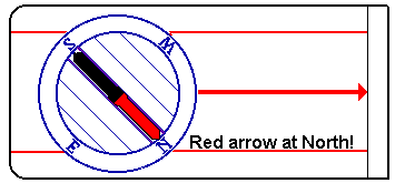 Compass Arrow Aligned