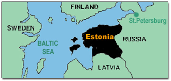 Fragment of the Map Of Scandinavia