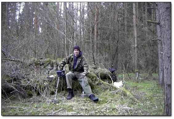 Sergei Relaxing At Old Foundation