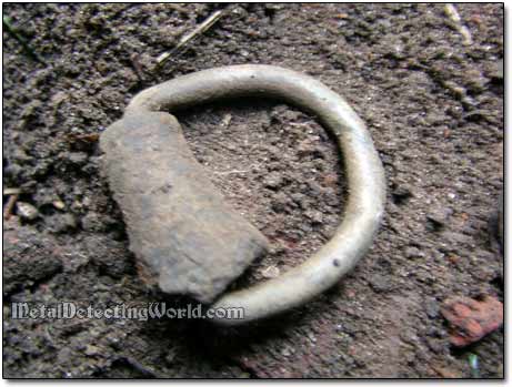 A Strap Loop of German Soldier's Backpack