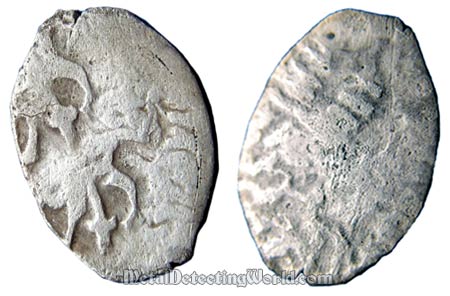 Double Struck Hammered Coin, circa 16th Century