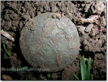Russian Imperial Coin Dug Up
