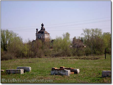 Passing by a Village with Monastery