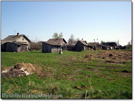 Typical Russian Rural Village
