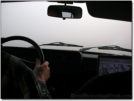 Driving with Zero Visibility Through Dense Fog