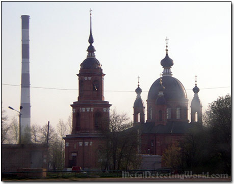 Landscape with Church and Smoke Stack