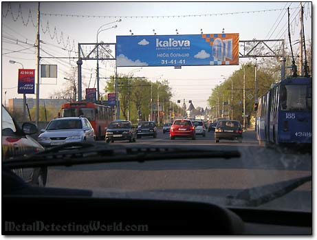 Entering the City of Yaroslavl