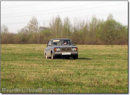 Driving Fast Over Wet Field