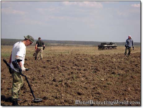 Enthusiastic Metal Detecting