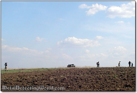 Treasure Hunting in Freshly Plowed Field