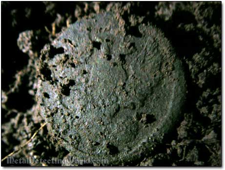 Copper Coin Metal Detected