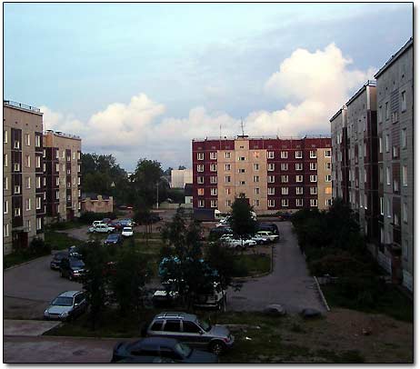 Modern Apartment Buildings in Priozersk