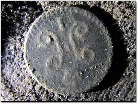 Coin's Obverse with tzar Nicholas I Monogram