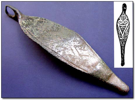 Early Russian Bronze Earring