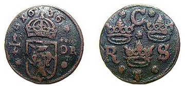 1636 1/4 Ore Coin