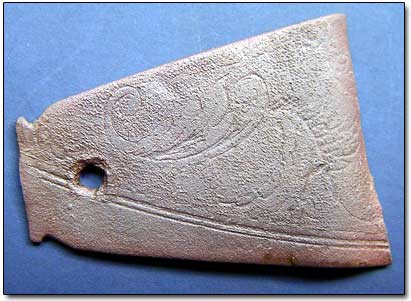 Fragment of Thin Brass Pendant