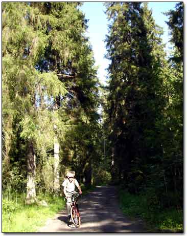 Bicycling To the Metal Detecting Location