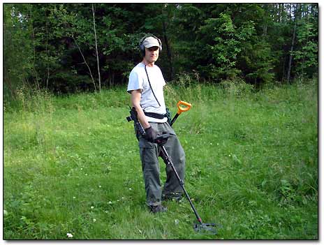 Metal Detecting the Meadow