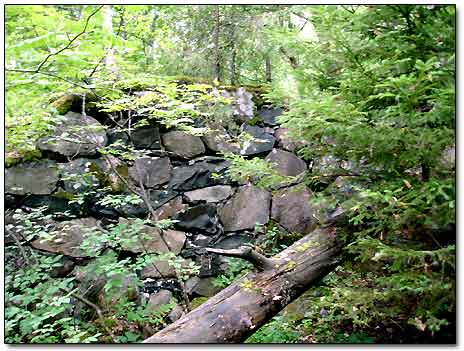 Stone Foundation Wall