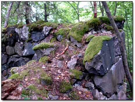 Moss Covered Foundation Corner