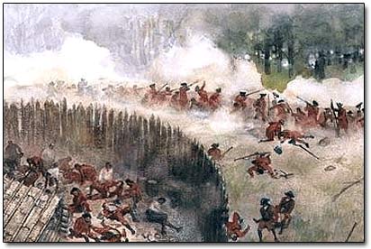 French and Indian War Fort Battle
