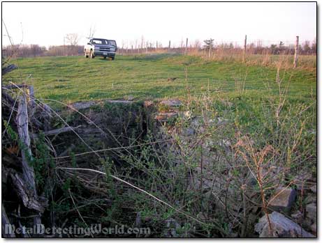 Metal Detecting Site with a Root Cellar 