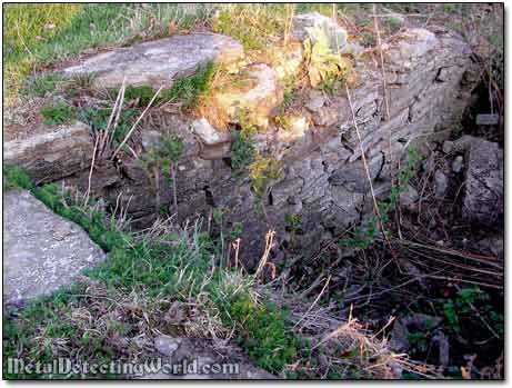 Cellar Hole Inlaid with Large Stones