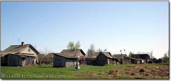 Russian Village in Ivanovo Region