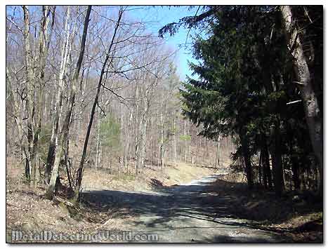 driving on Rough Dirt Mountain Road