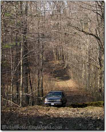 Driving to the Metal Detecting Site