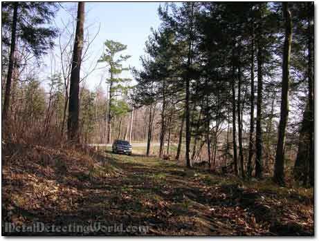 Metal Detecting the Dirt Road