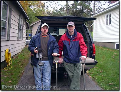 Treasure Hunters Rodney and Sergei in 2006