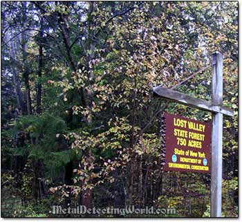 Entering Lost Valley State Forested Park