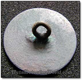 Early 19th Century Plain Coat Button with Shank