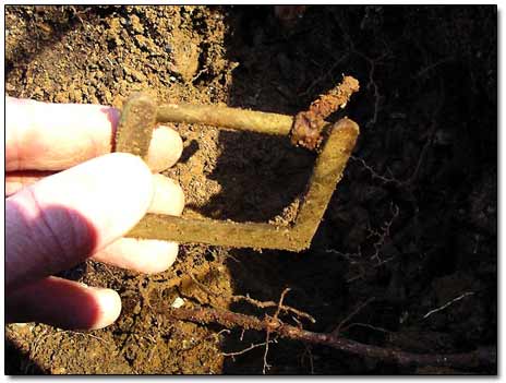 Colonial Brass belt Buckle Recovered