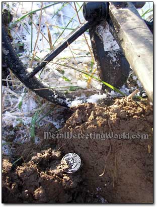 Silver Coin Was Dug Up