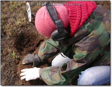 Getting a Coin Out of Dirt Plug