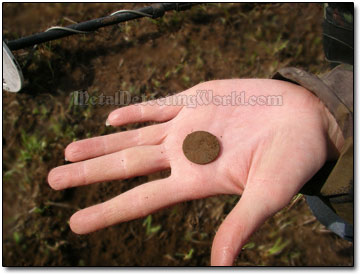 First Coin in New Metal Detecting Season