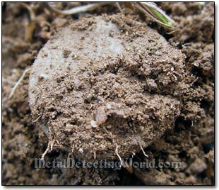 Metal Detecting A Copper Coin