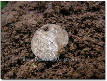 Silver Hammered Coin Unearthed