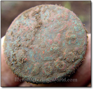 A Copper Coin Dug Up