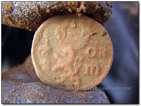 Swedish 1666 1/6 Ore Coin