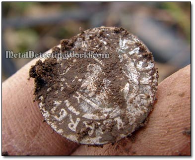 17th Century Swedish Silver Hammered Coin Found