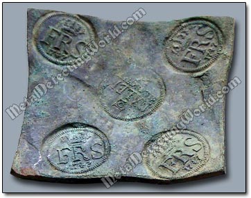 Swedish Plate Coin - 1747 1/2 Daler, King Frederik I